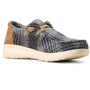 ARIAT Hilo Black & Grey Flannel Shoe NWT